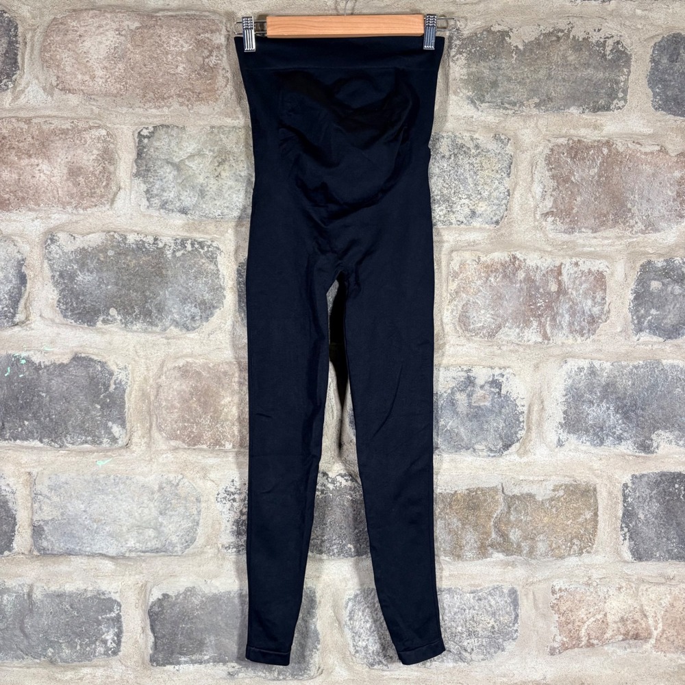 Blanqi Everyday Maternity Belly‎ Support Tight Leggings Black Size Small